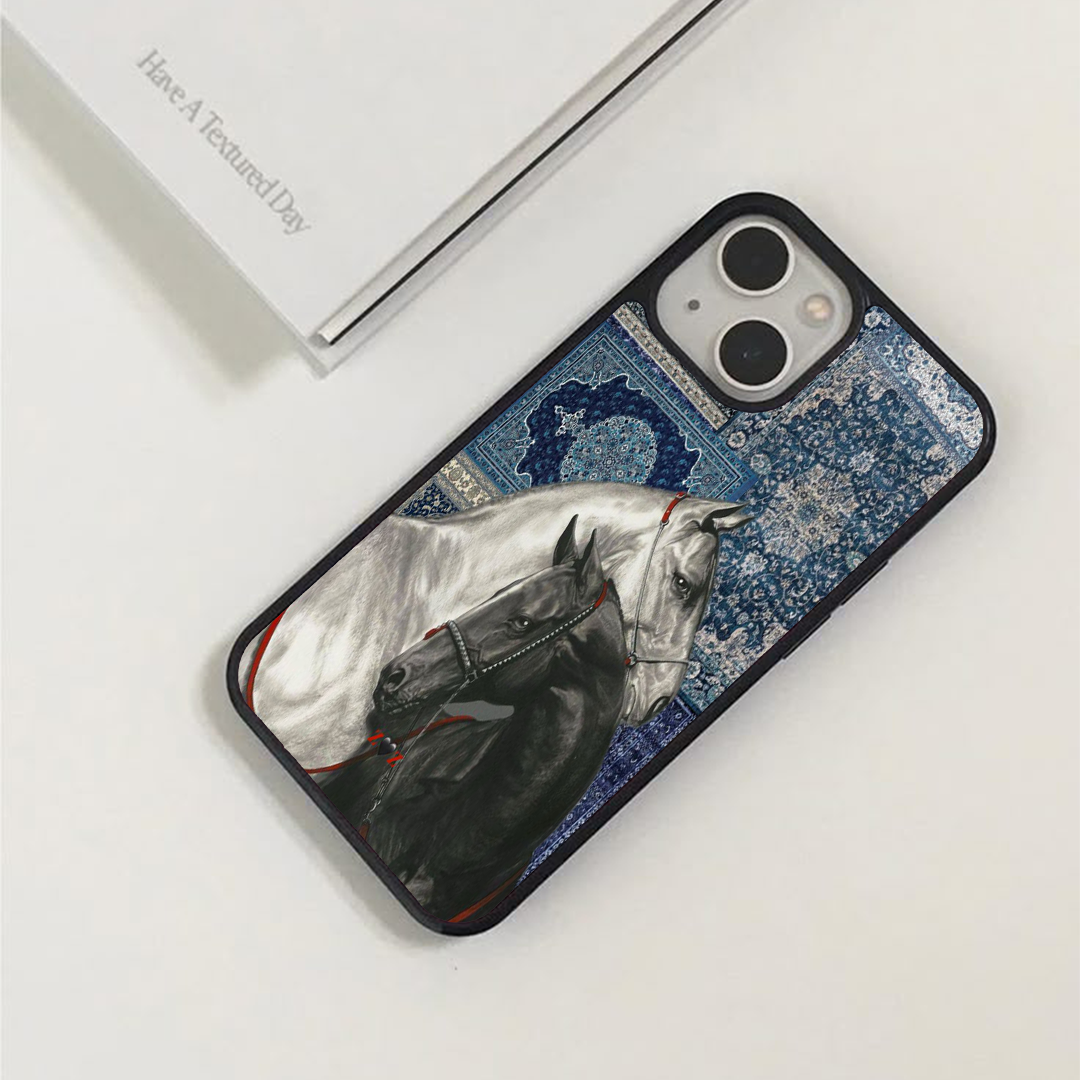 Imperial Stallions Blue Protective Phone Case Back Cover