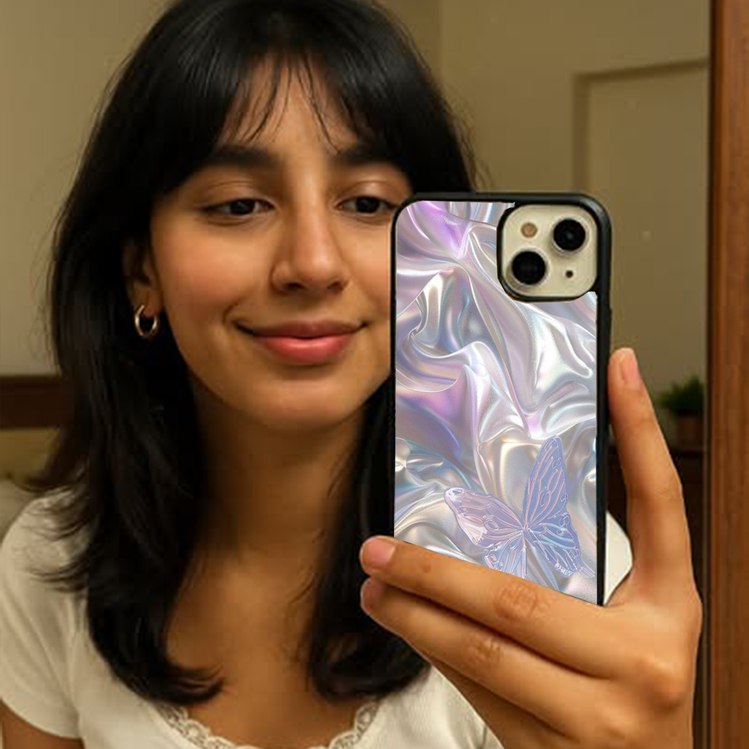 Sparkly Pink Printed Protective Case