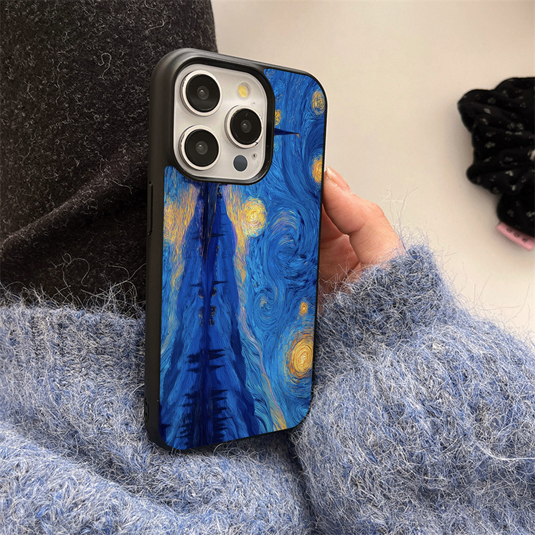 VanGoghh Tall Printed Protective Case