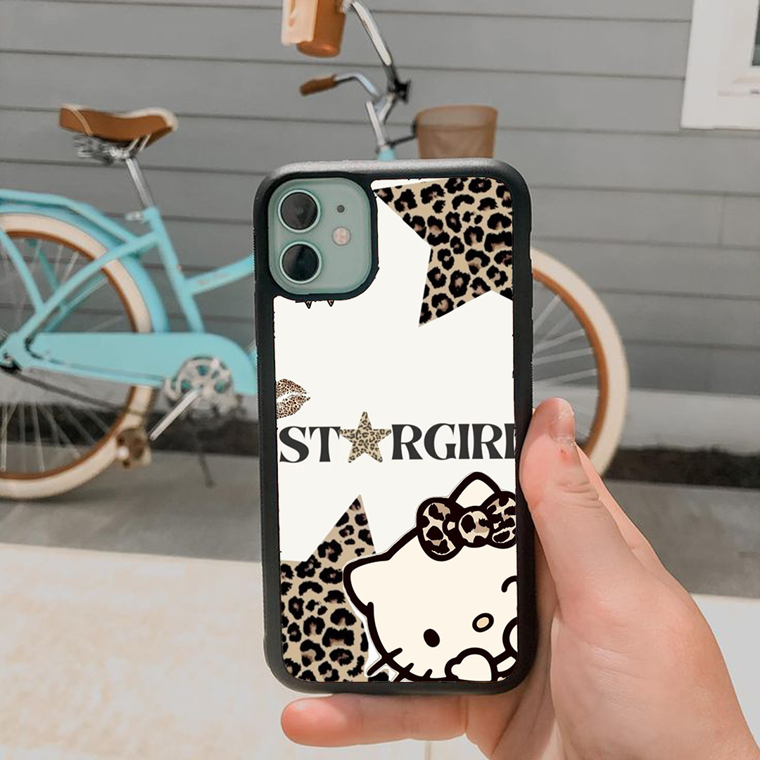 Kitty Star Girl Protective Phone Case Back Cover