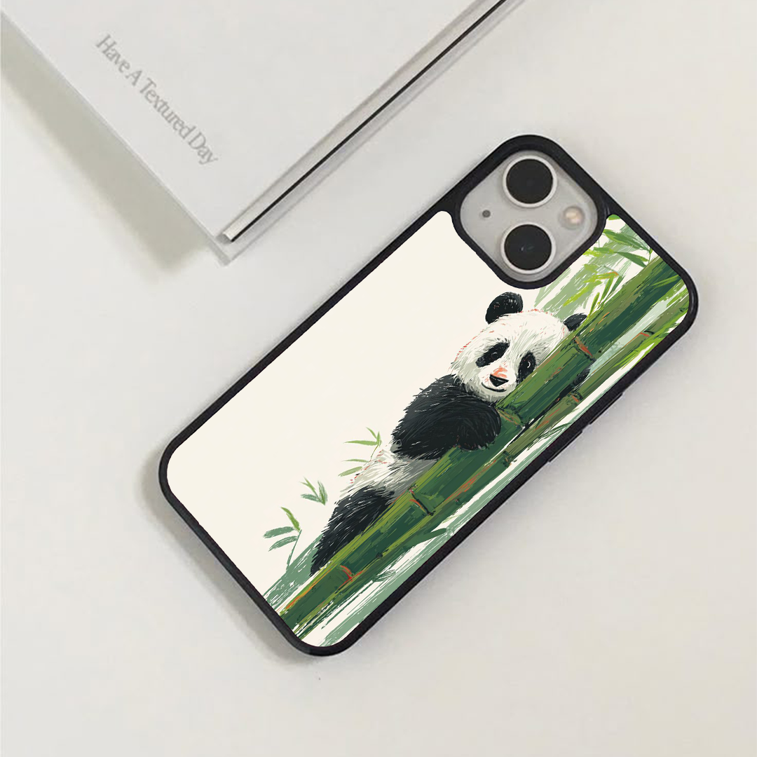 Obsidian Bamboo Protective Glass Case