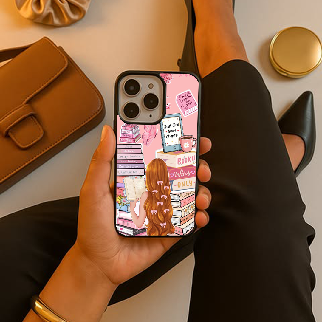 One More Chapter Vibey Stickers Printed Protective Case