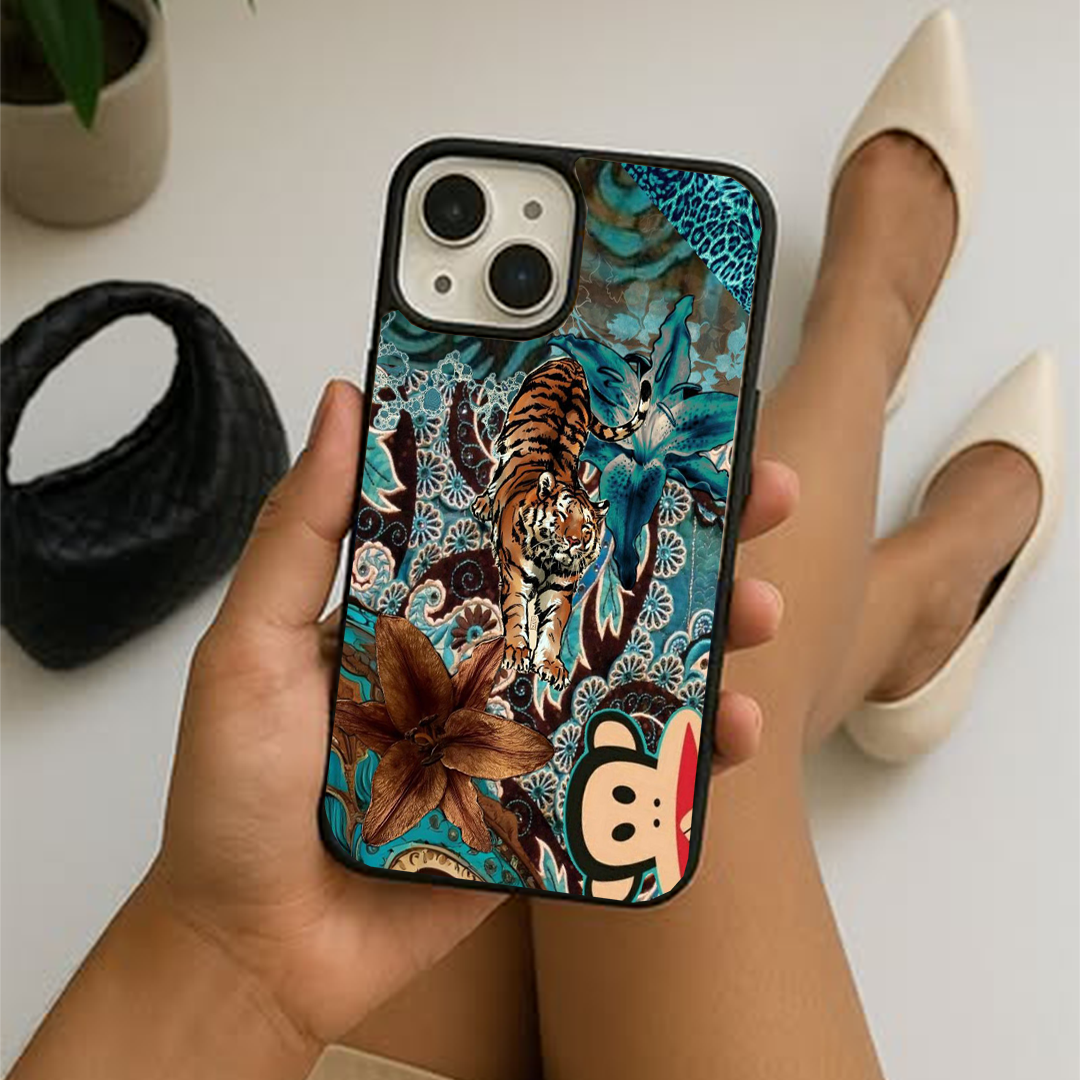 Sovereign Wild Aura Tiger Printed Protective Phone Case Back Cover