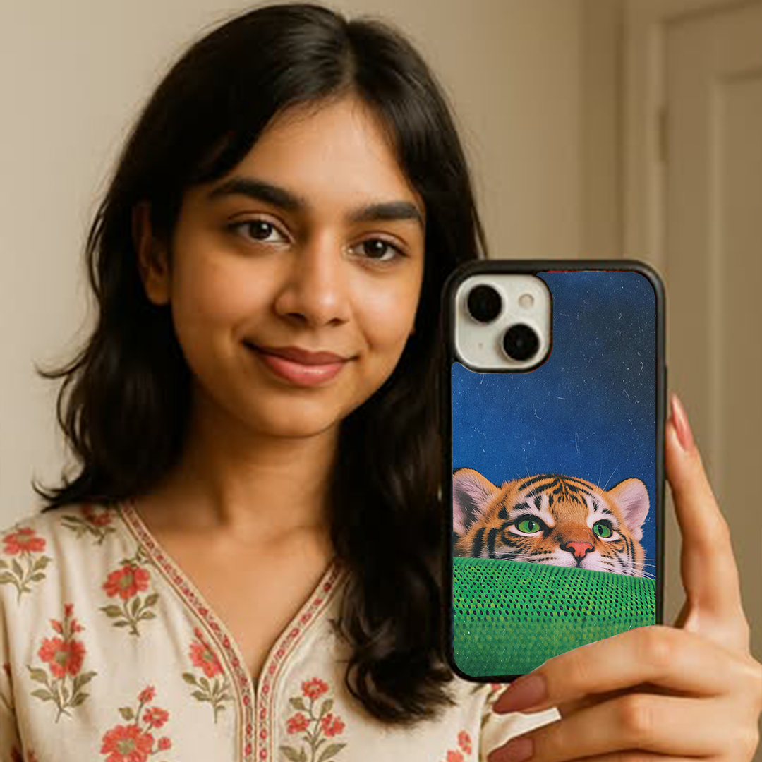 Blaze Wild Aura Tiger Printed Protective Phone Case Back Cover