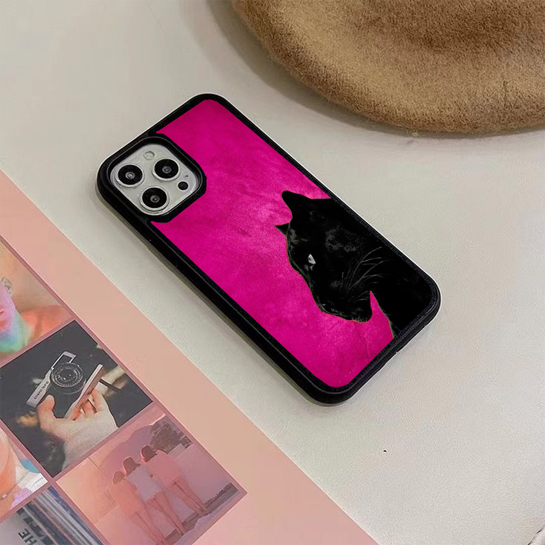 Noir Wild Aura Panther Printed Protective Phone Case Back Cover