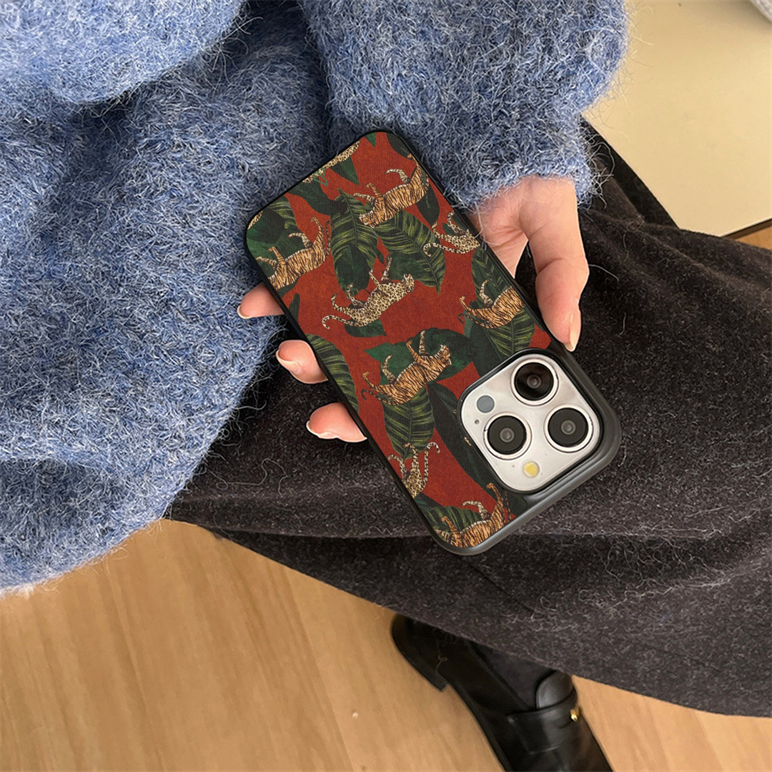 Royal Wild Aura Tiger Cheetah Printed Protective Phone Case Back Cover