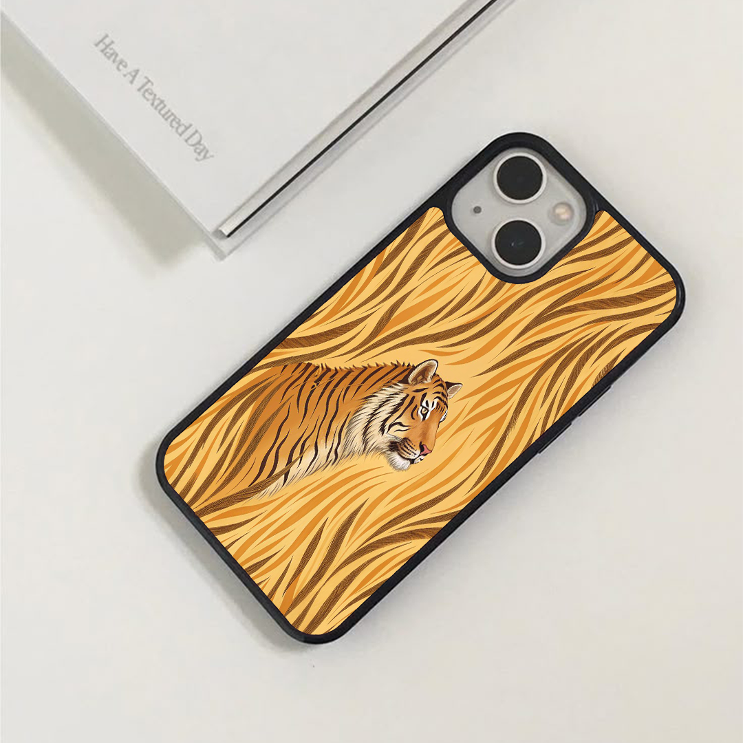 Inferno Wild Aura Tiger Printed Protective Phone Case Back Cover
