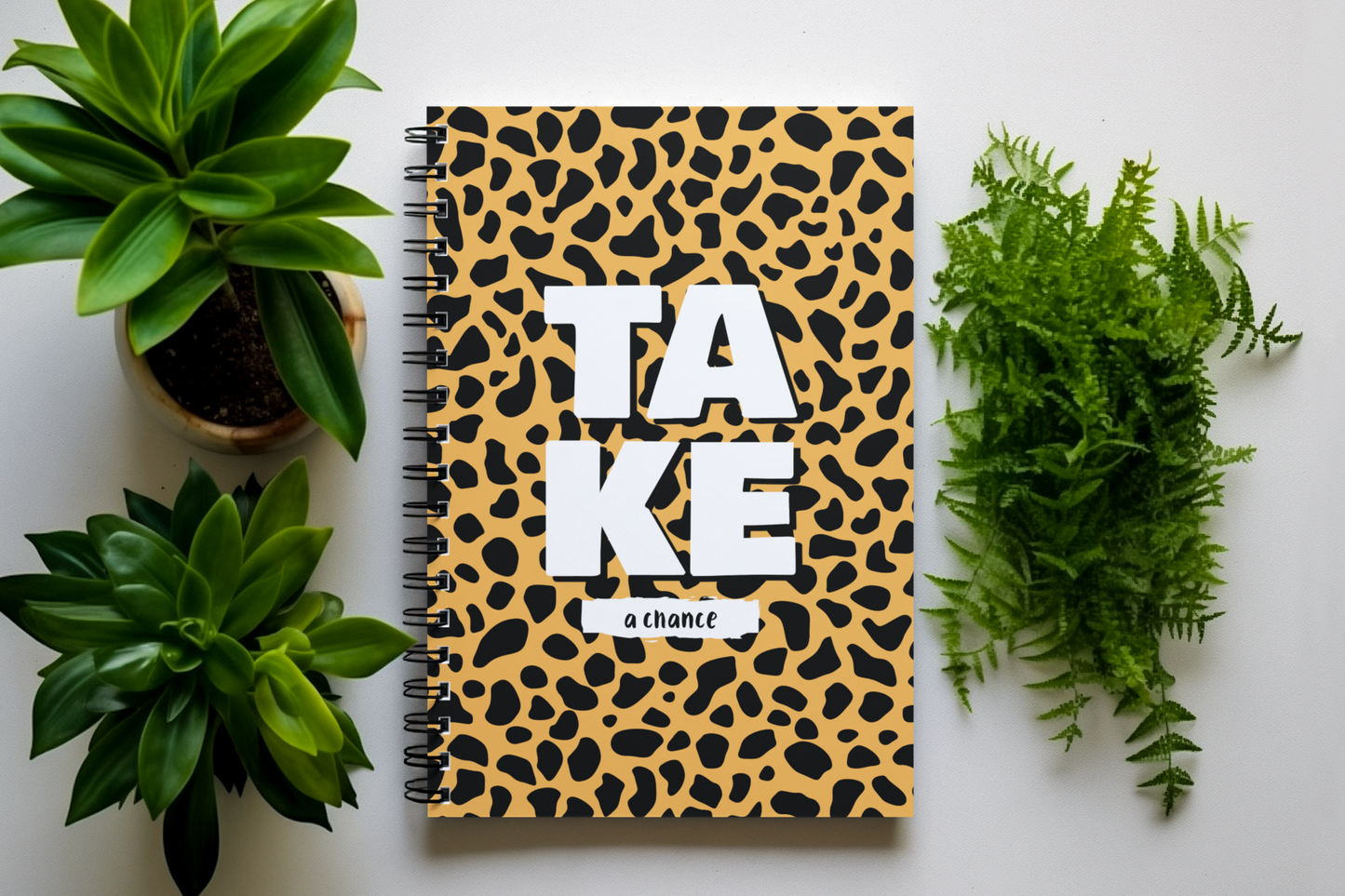 Take A Chance A5 Spiral Notebook