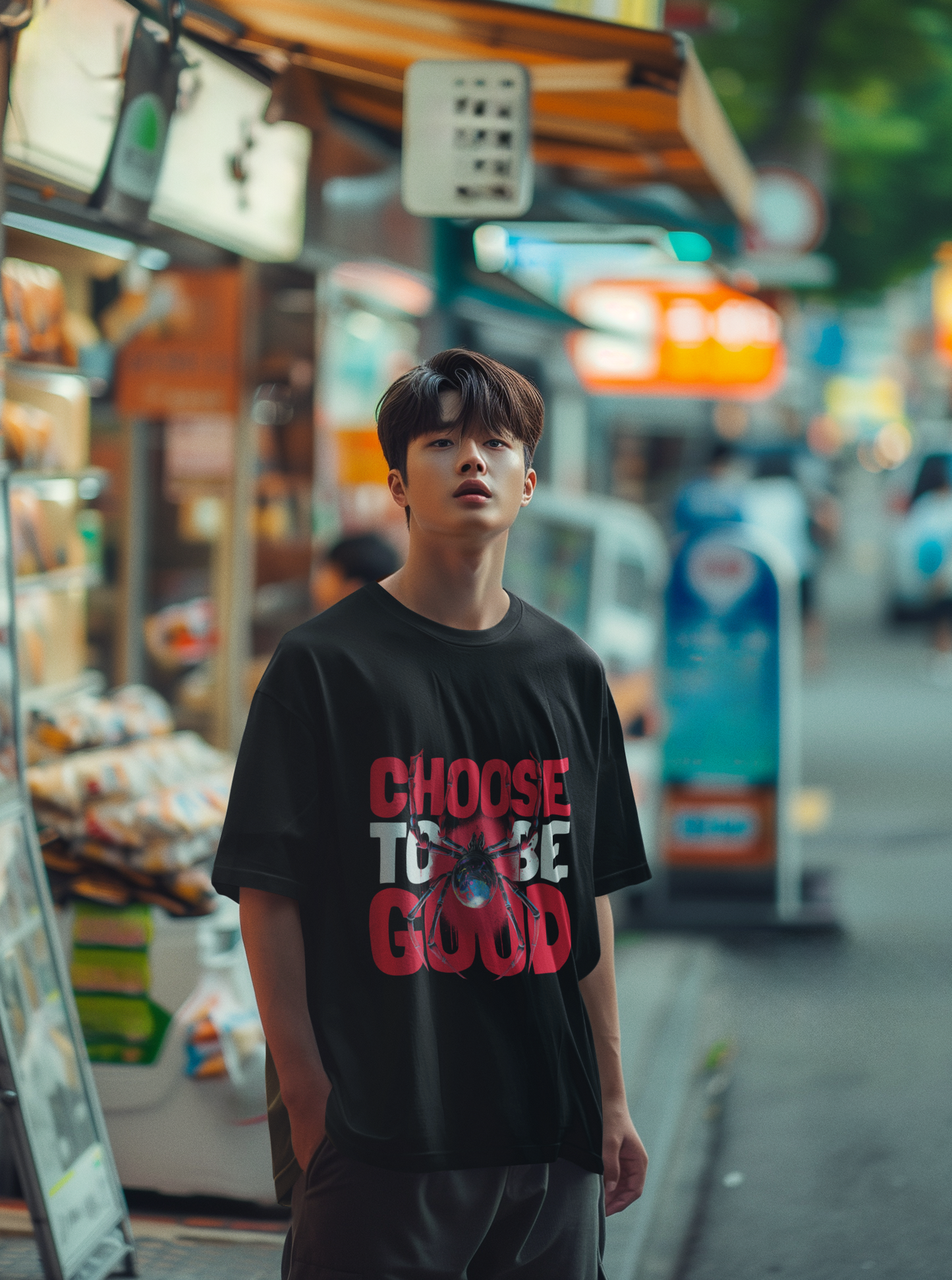 Choose To Be Good Oversized Printed Tshirt Unisex