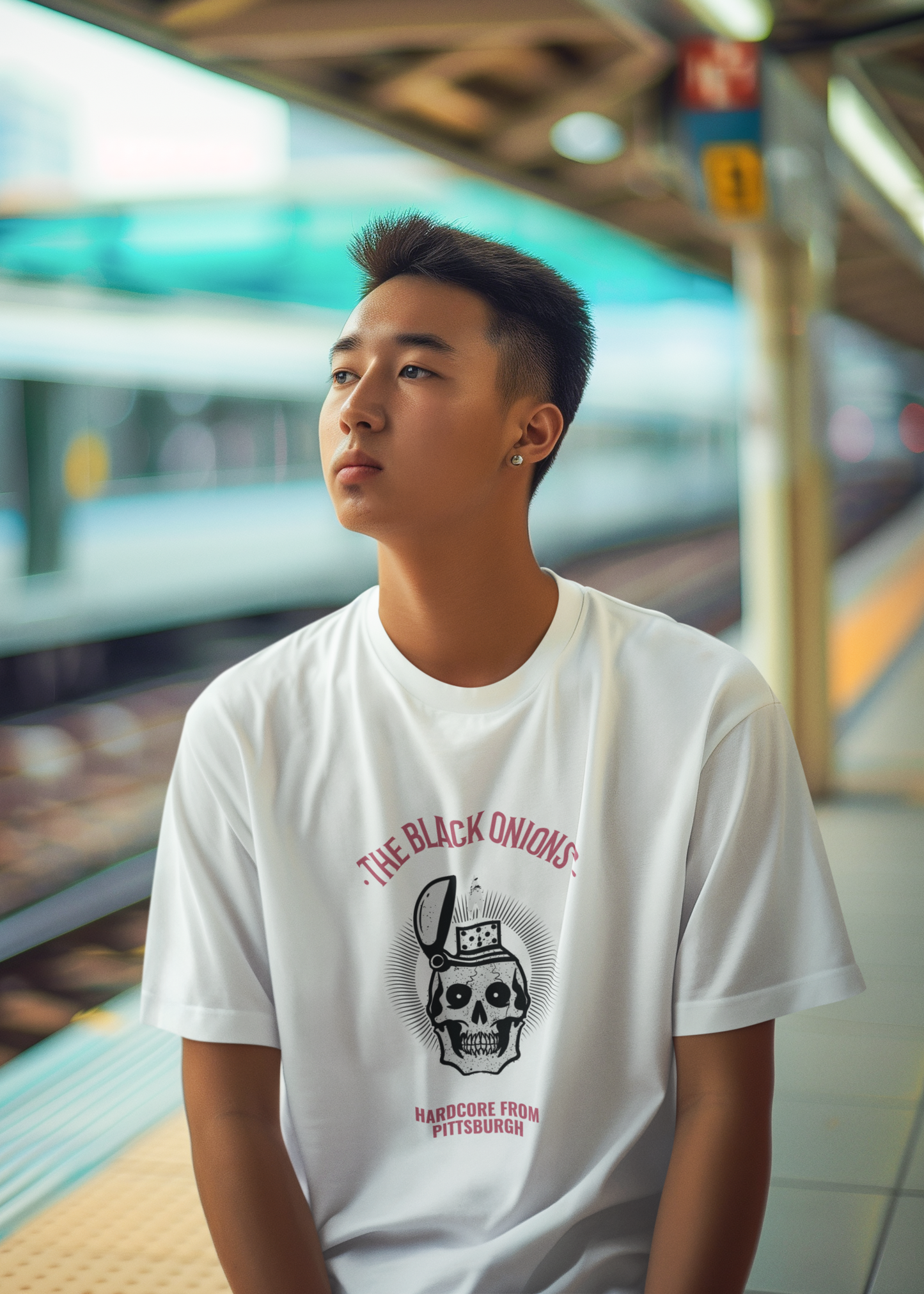 The black onions Oversized Printed Tshirt Unisex