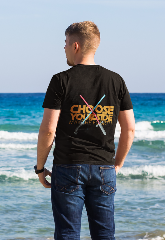 Choose Yourside May The Fourth Printed Black Unisex T-Shirt