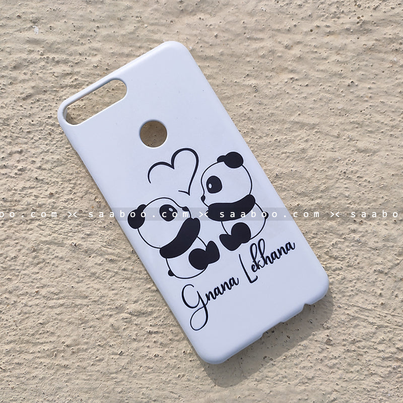 Case - saaboo - Pandas Case with Name Print