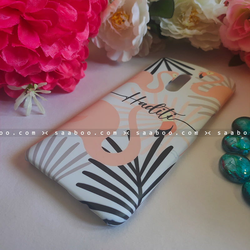 Name Case with Flamingo