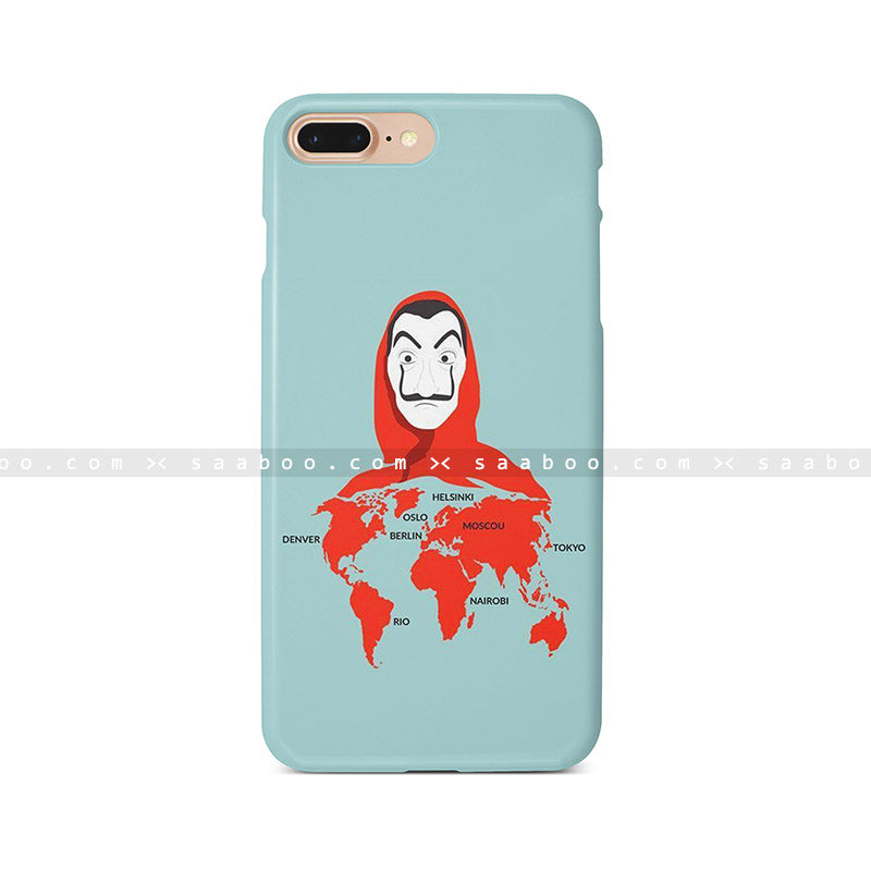 Money Heist Blue World Case