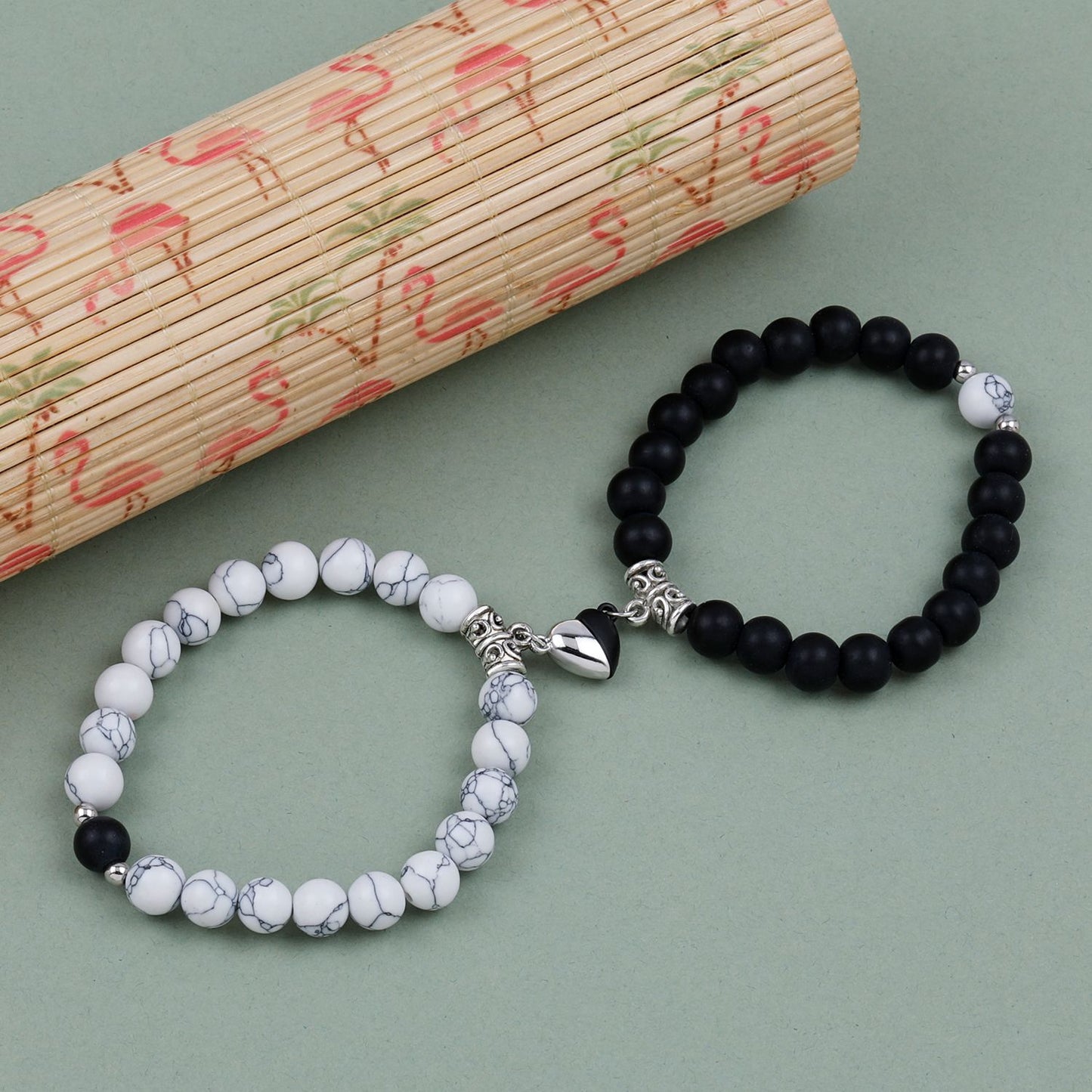 Magnetic Attraction Heart Couple Bracelet Magnet couple bracelet