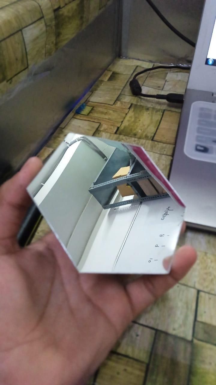 3D Acrylic Hexagon Mirror Wall Stickers