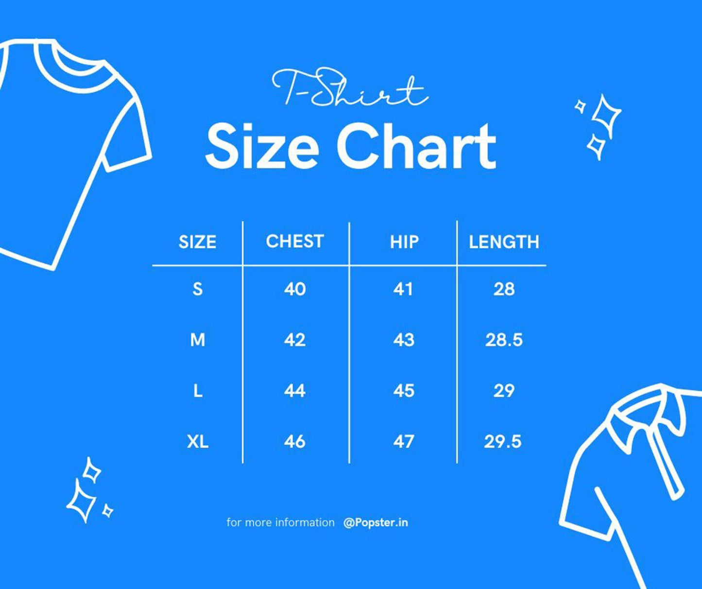 Popster sky blue Printed Cotton Round Neck oversized Fit Half Sleeve Womens T-Shirt