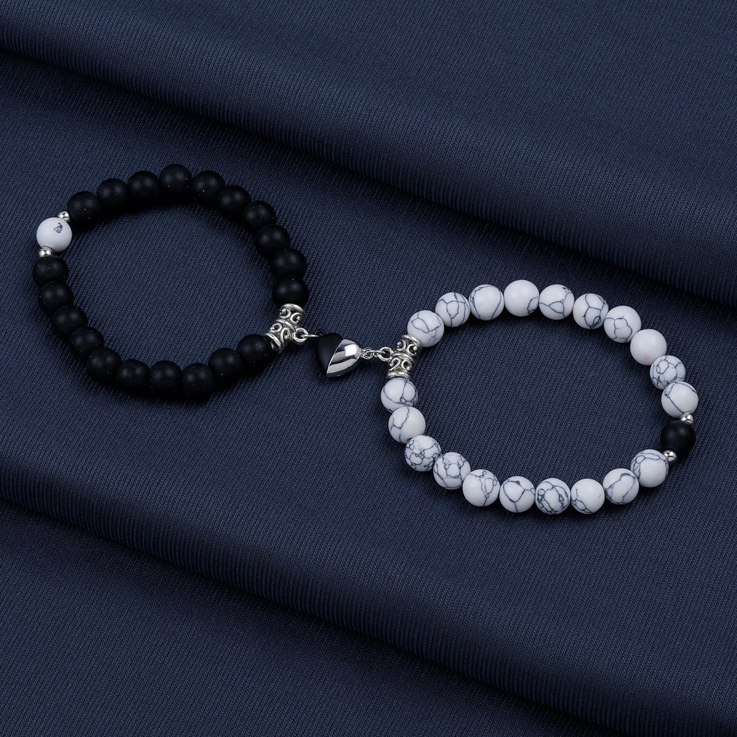 Magnetic Attraction Heart Couple Bracelet Magnet couple bracelet