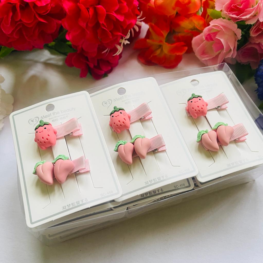 Pinky Fruity Alligator Clips