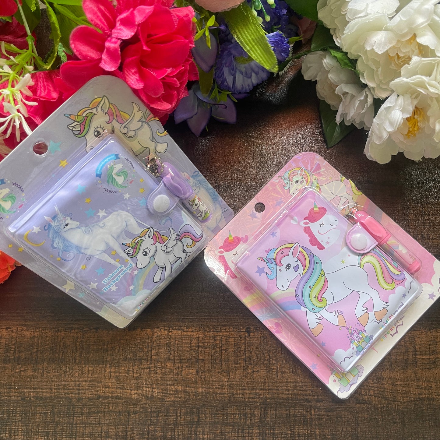 Unicorn Mini Diary With pen