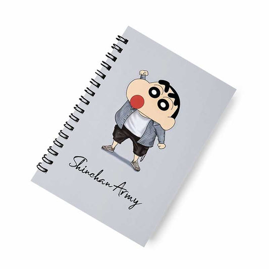 Shinchan Army A5 Spiral Notebook