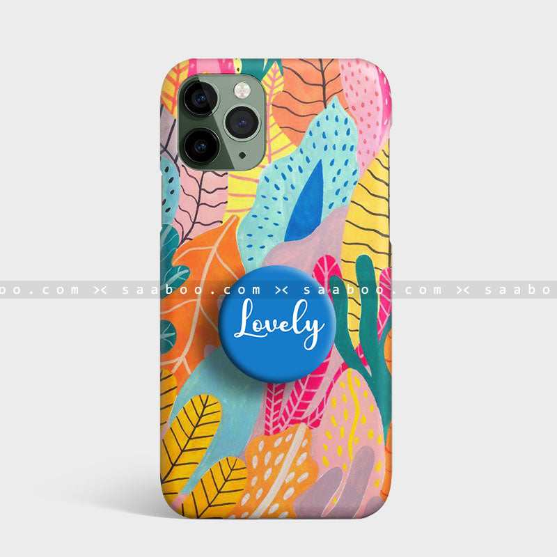 Blue floral Gripper Case