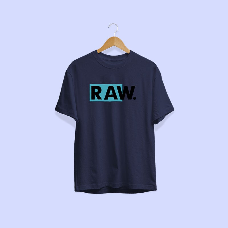 Raw Navy Blue Unisex T-Shirt