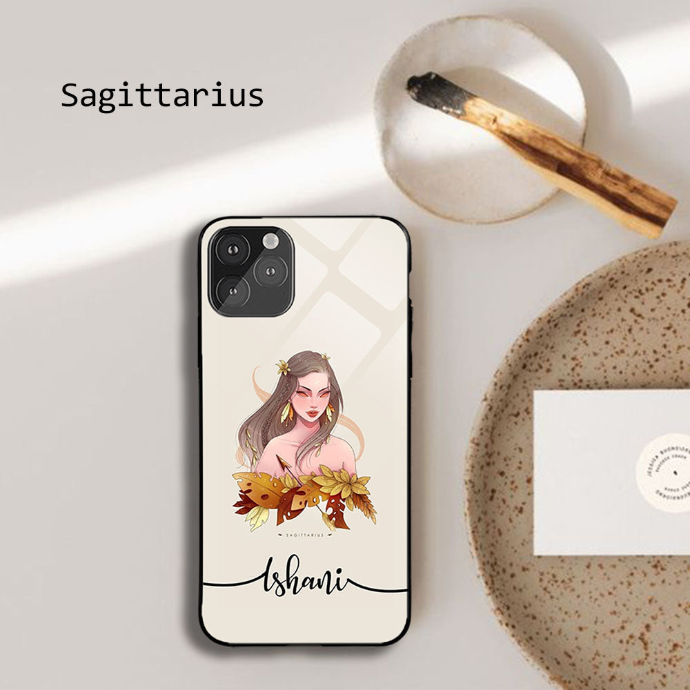 Sagittarius Sign Name Glossy Protective case