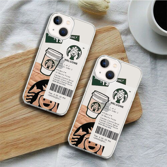 Coffee Love Transparent Silicone case