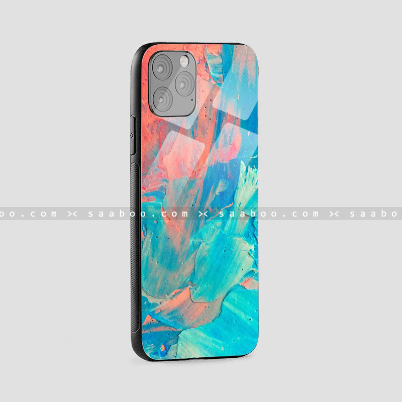 Glossy Protective Case With Space Wave