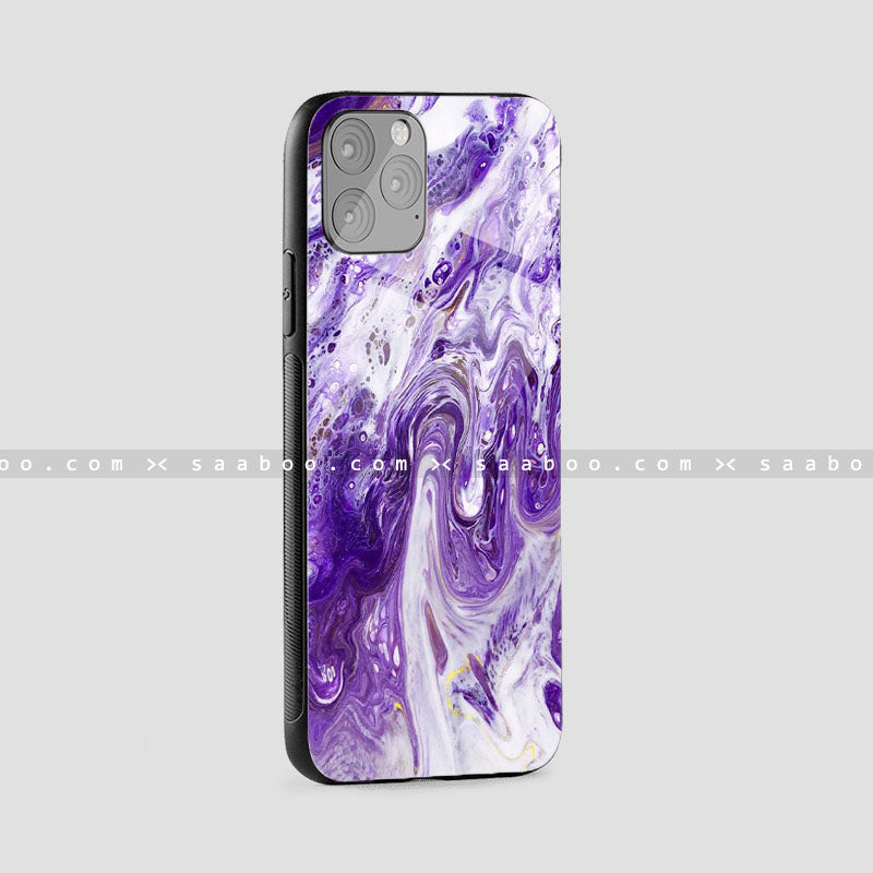 Glossy Protective Case With Dark Wave Blue