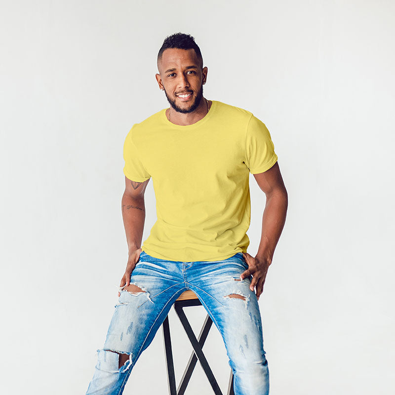 Yellow solid Unisex T-Shirt