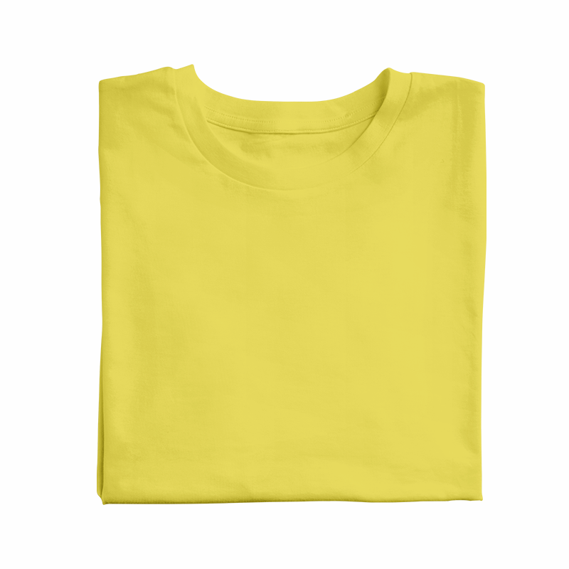 Yellow solid Unisex T-Shirt