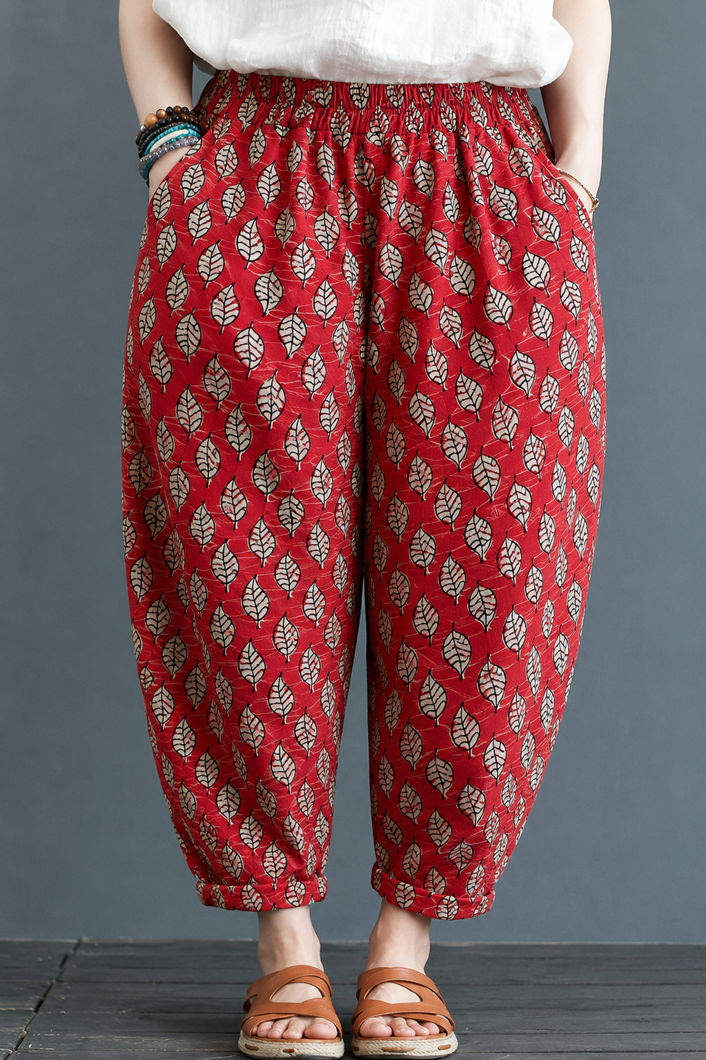 Women's Cotton Printed Pants – Everyday Cotton Comfort