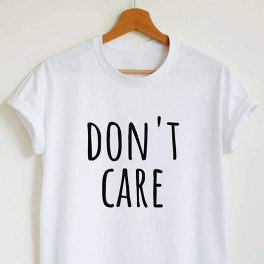 Don't Care Printed Unisex T-Shirt
