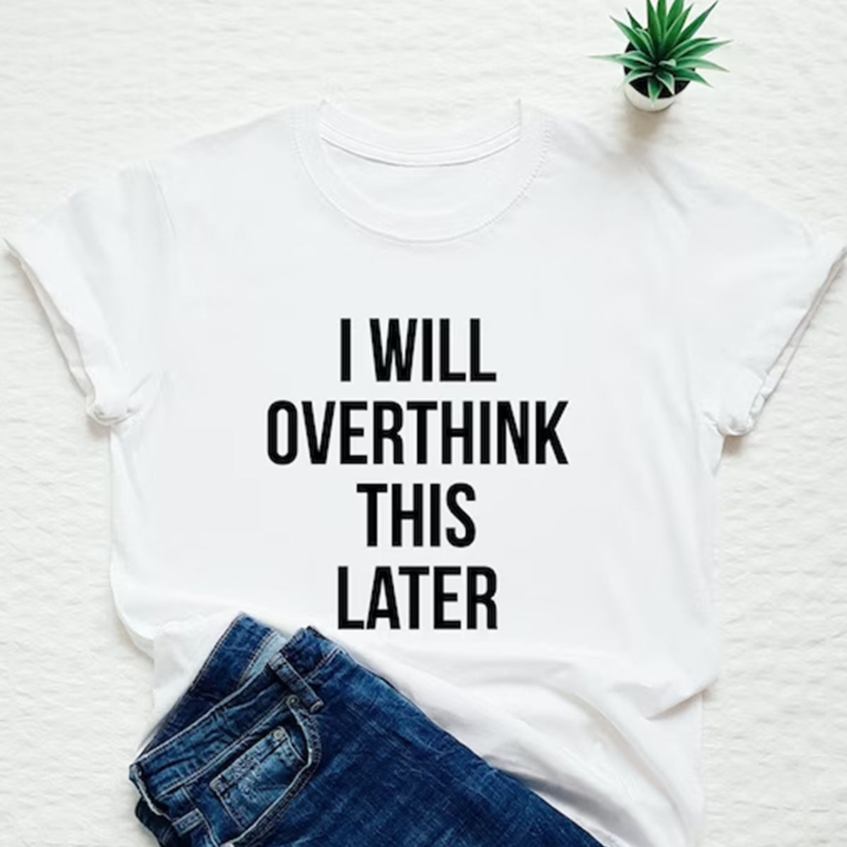 Overthink Printed Unisex T-Shirt
