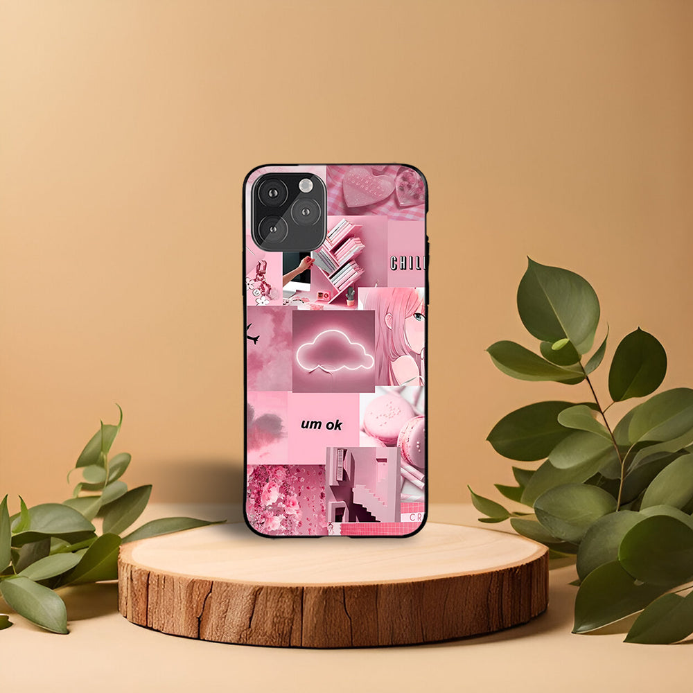 Magenta mirage Printed Girly phone Case