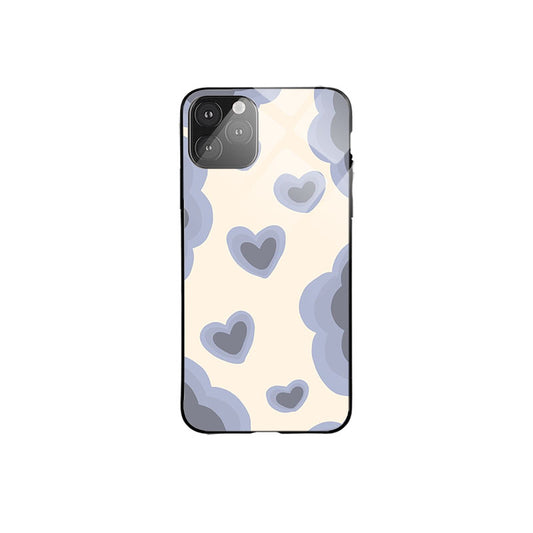 Blue Heart Printed Designer Protective Case