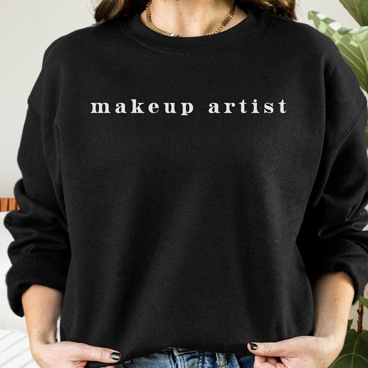 Makeup Artist Printed Unisex Oversized Sweatshirt