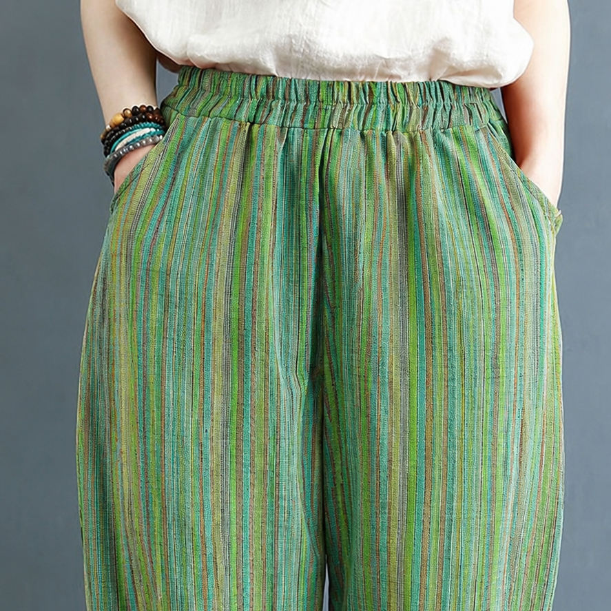 Women's Cotton Printed Pants – Everyday Cotton Comfort