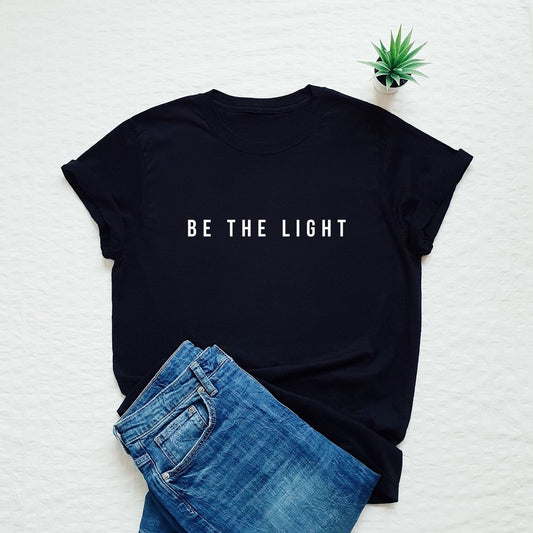 Be The Light Printed Unisex T-Shirt