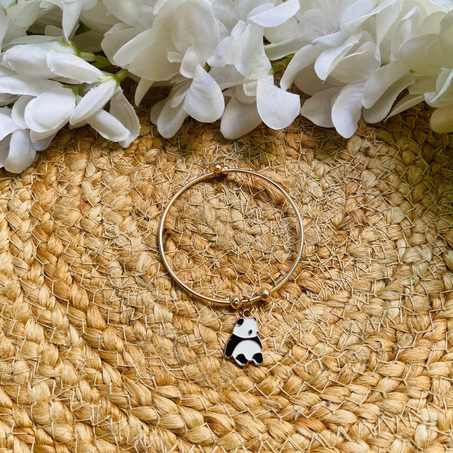 Cute Panda Charm Bracelet