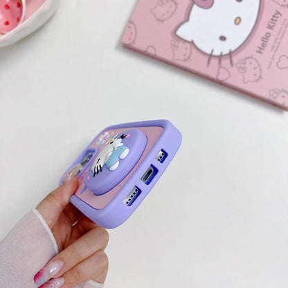 Bow Cat Flip Mirror Phone Case