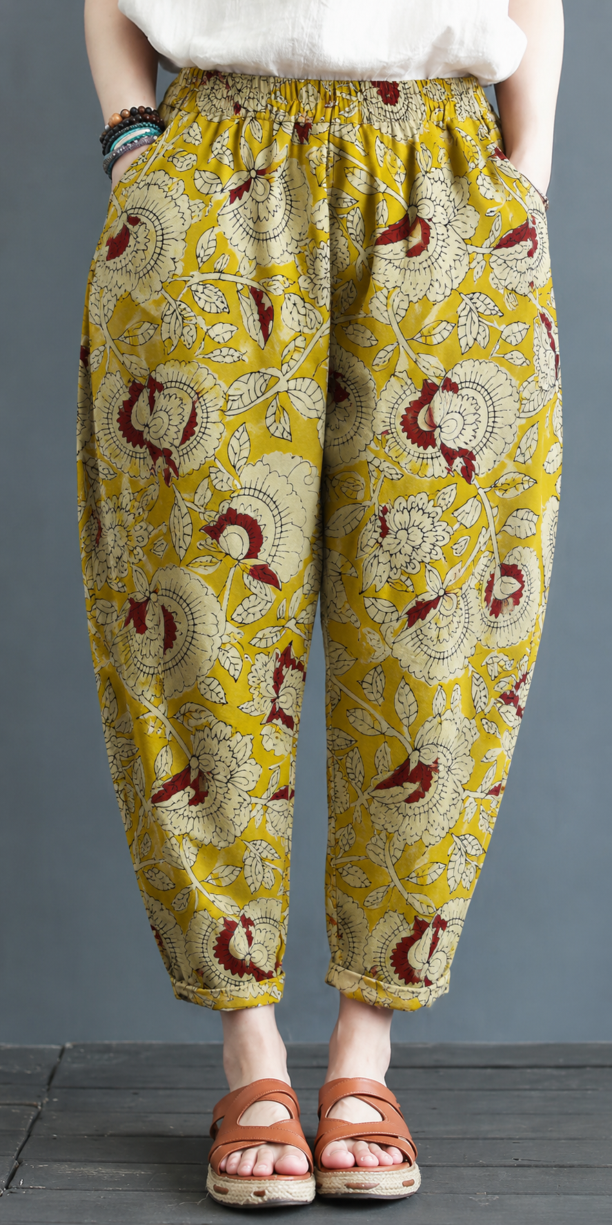 Women's Cotton Printed Pants – Everyday Cotton Comfort