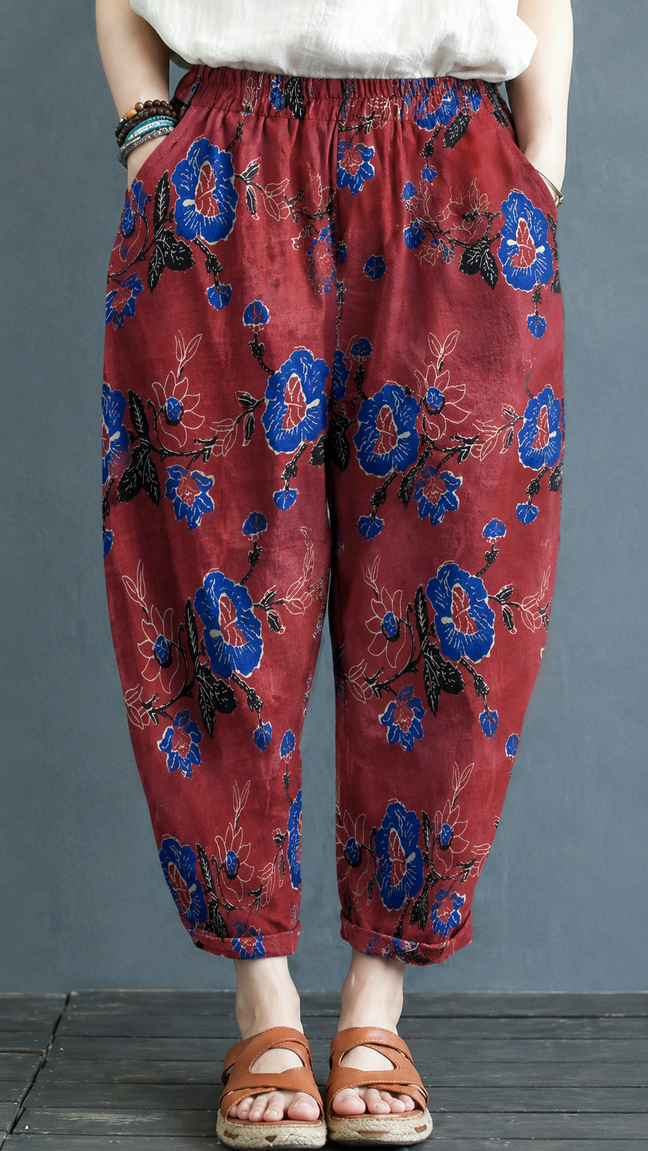 Women's Cotton Printed Pants – Everyday Cotton Comfort