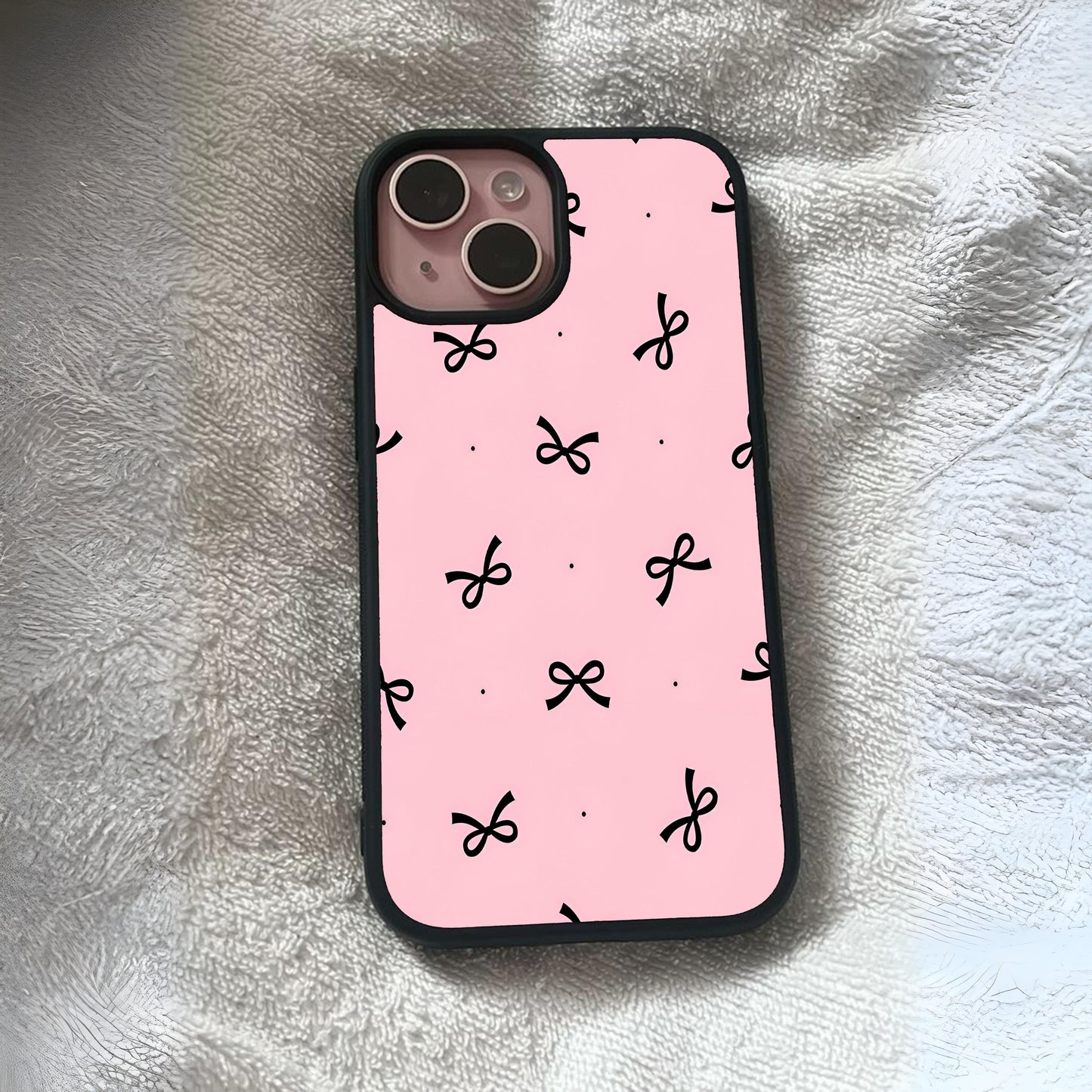 Pink Bows Protective Phone Case