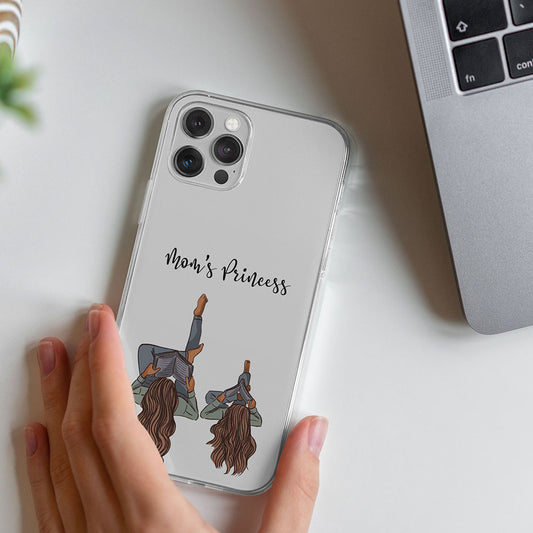 Mom & Daughter Transparent Silicone case