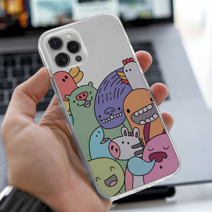 Cartoon Character Printed Silicone case – S A A B O O Cartoon Character Printed Silicone case – S A A B O O