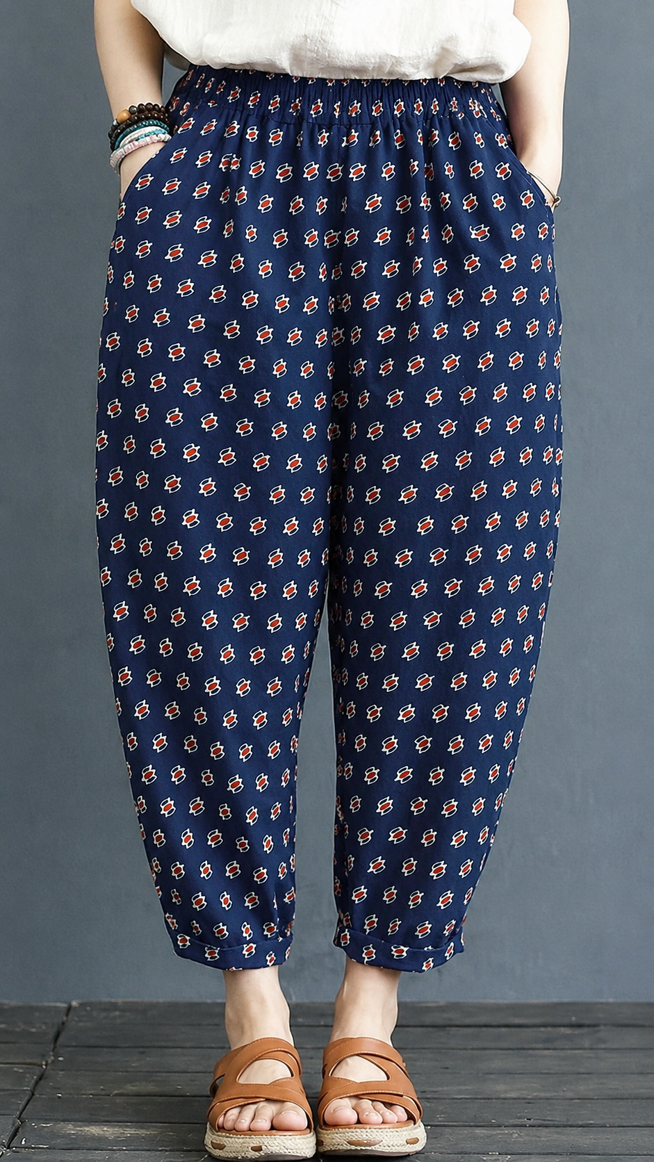 Women's Cotton Printed Pants – Everyday Cotton Comfort