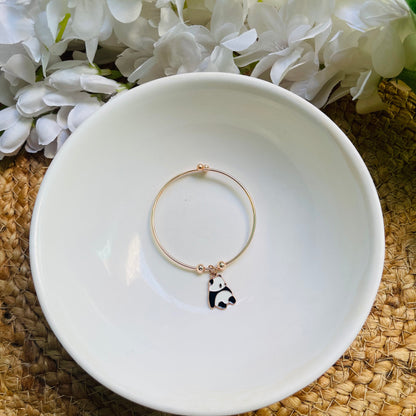 Cute Panda Charm Bracelet